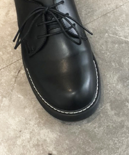 Confirm（コンファーム）の「Confirm / コンファーム 3ホールオックスフォードシューズ（ドレスシューズ・メンズ・ブラック/ブラック系その他・M/L）」の4枚目の写真