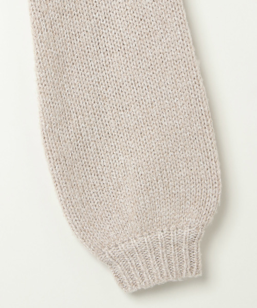 VENCEEXCHANGE（ヴァンスエクスチェンジ）の「ケーブルニット（ニット/セーター・レディース・ブラック/ベージュ/グレー・MEDIUM）」の9枚目の写真