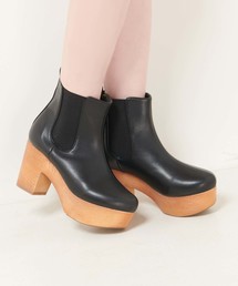 one after another NICE CLAUP | 厚底サイドゴアブーツ(ブーツ)