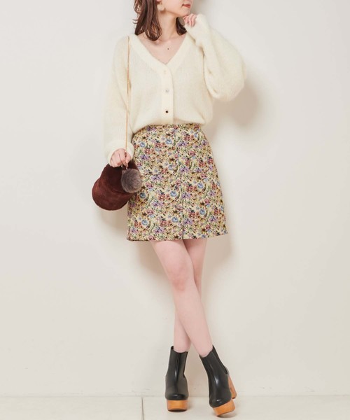 one after another NICE CLAUP（ワンアフターアナザーナイスクラップ）の「厚底サイドゴアブーツ（ブーツ・レディース・ブラック/ブラウン・SMALL/MEDIUM/LARGE）」の6枚目の写真