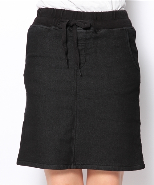 coen（コーエン）の「イージースウェットリブスカート（スカート・レディース・ブラック/ネイビー・MEDIUM/LARGE）」の5枚目の写真