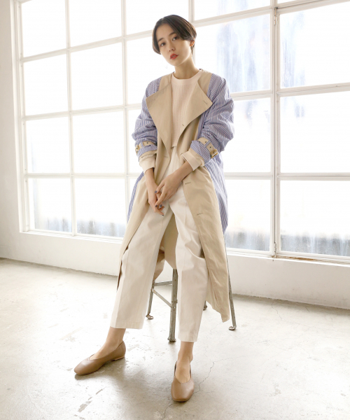 LOWRYS FARM（ローリーズファーム）の「リバーシブルノーカラー