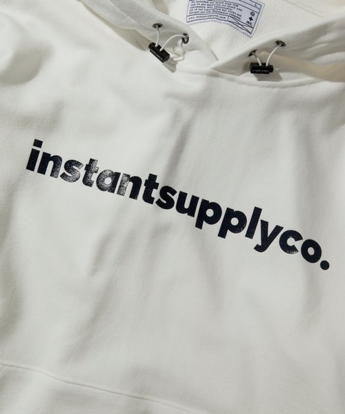 【instantsupplyco】ベーシック ロゴ フードパーカー 【instantsupplyco】ベーシック ロゴ フードパーカー