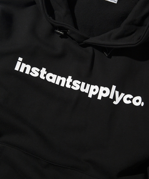 【instantsupplyco】ベーシック ロゴ フードパーカー 【instantsupplyco】ベーシック ロゴ フードパーカー