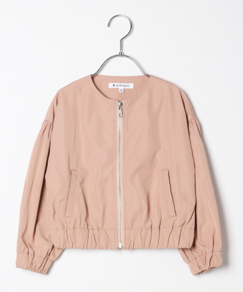 GLOBAL WORK（グローバルワーク）の「【キッズ】ソデボリュームブルゾン/818767（ブルゾン・キッズ・ライトピンク/グリーン・X-LARGE/SMALL/LARGE/XX-LARGE/MEDIUM）」の5枚目の写真