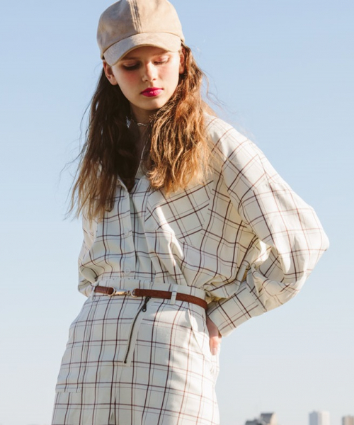 Heather（ヘザー）の「カイキンワイドシャツ長袖　 830710（シャツ/ブラウス・レディース・ホワイト系その他/ベージュ/グリーン/ブルー系その他・FREE）」の2枚目の写真