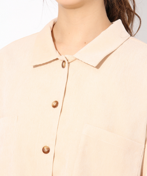 Heather（ヘザー）の「カイキンワイドシャツ長袖　 830710（シャツ/ブラウス・レディース・ホワイト系その他/ベージュ/グリーン/ブルー系その他・FREE）」の13枚目の写真