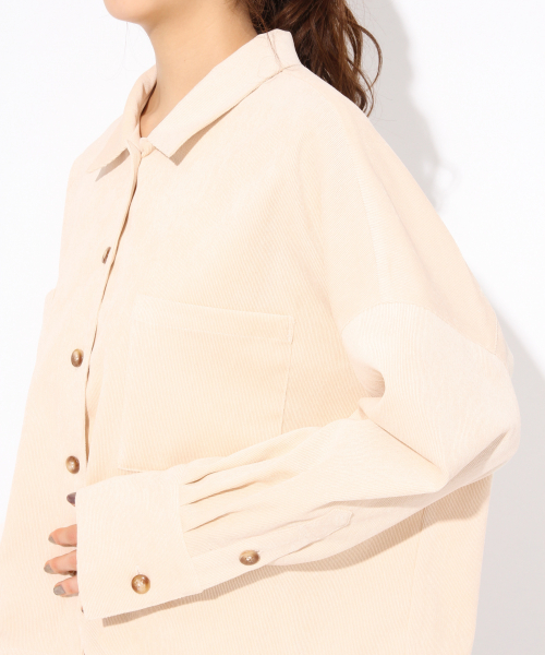 Heather（ヘザー）の「カイキンワイドシャツ長袖　 830710（シャツ/ブラウス・レディース・ホワイト系その他/ベージュ/グリーン/ブルー系その他・FREE）」の14枚目の写真