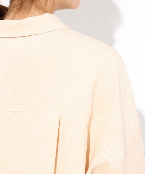 Heather（ヘザー）の「カイキンワイドシャツ長袖　 830710（シャツ/ブラウス・レディース・ホワイト系その他/ベージュ/グリーン/ブルー系その他・FREE）」の7枚目の写真