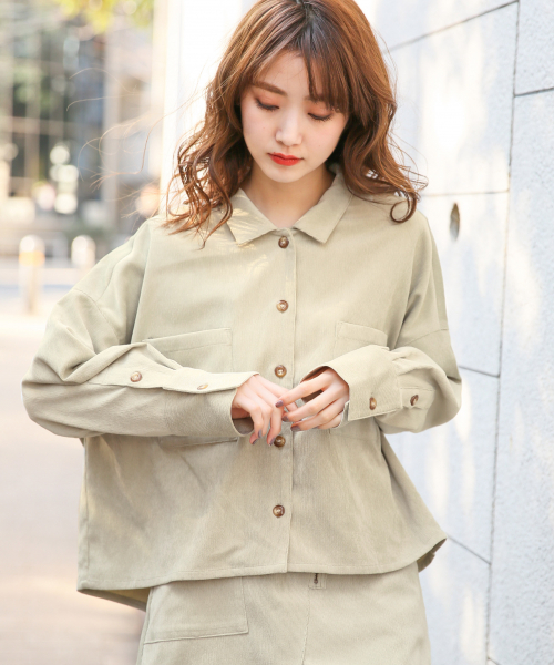 Heather（ヘザー）の「カイキンワイドシャツ長袖　 830710（シャツ/ブラウス・レディース・ホワイト系その他/ベージュ/グリーン/ブルー系その他・FREE）」の22枚目の写真