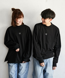 PairPair | 裏毛ボックスロゴ刺繍ボリューム袖プルオーバー(Tシャツ/カットソー)