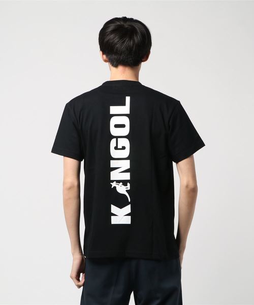 KANGOL(カンゴール)の「【KANGOL/カンゴール】プリントTシャツ(Tシャツ/カットソー・メンズ・ブラック/ブルー/ホワイト/グレー/グリーン/パープル/ベージュ・MEDIUM/LARGE/X-LARGE/SMALL)」の9枚目の写真