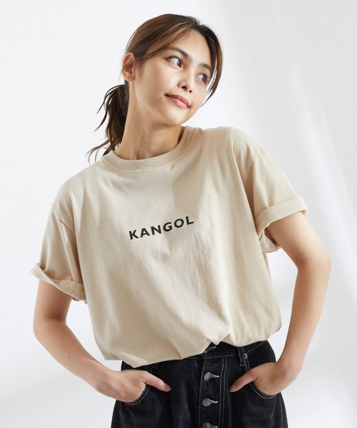 KANGOL(カンゴール)の「【KANGOL/カンゴール】プリントTシャツ(Tシャツ/カットソー・メンズ・ブラック/ブルー/ホワイト/グレー/グリーン/パープル/ベージュ・MEDIUM/LARGE/X-LARGE/SMALL)」の5枚目の写真