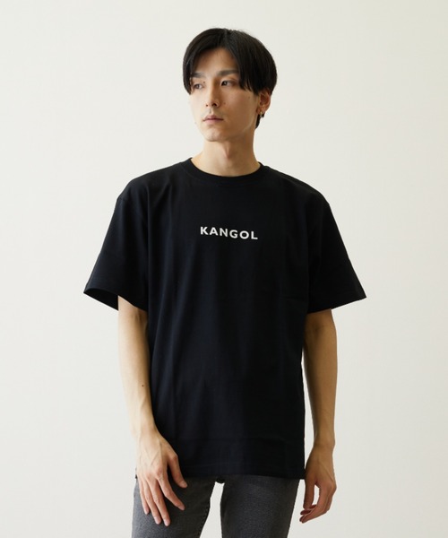 KANGOL(カンゴール)の「【KANGOL/カンゴール】プリントTシャツ(Tシャツ/カットソー・メンズ・ブラック/ブルー/ホワイト/グレー/グリーン/パープル/ベージュ・MEDIUM/LARGE/X-LARGE/SMALL)」の3枚目の写真