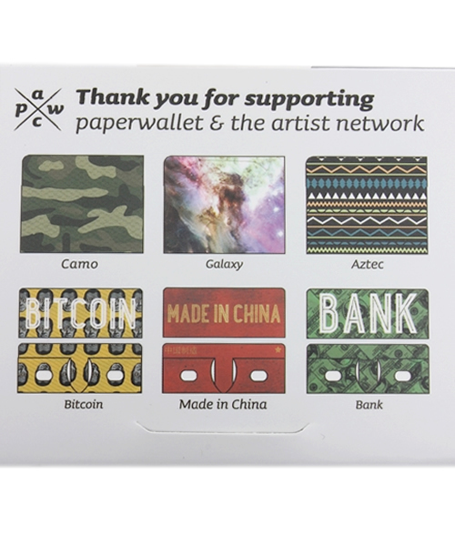 Paperwallet（ペーパーウォレット）の「Slim Wallet　タイベック素材　Tyvek　紙の財布 - Paperwallet（ペーパーウォレット）（財布・レディース・グリーン/ブルー/パープル/イエロー/ピンク/オレンジ/レッド/カモフラージュ/その他1/その他2/その他3/その他4/その他5/ブラック/ブラウン・ONE SIZE）」の19枚目の写真