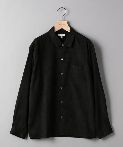 BEAUTY&YOUTH UNITED ARROWS(ビューティーアンドユースユナイテッドアローズ)の「BY スエードタッチ レギュラーカラー シャツ(シャツ/ブラウス・メンズ・ライトグレー/ブラック/ロイヤルブルー・MEDIUM/X-LARGE/SMALL/LARGE)」の8枚目の写真