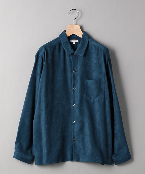 BEAUTY&YOUTH UNITED ARROWS(ビューティーアンドユースユナイテッドアローズ)の「BY スエードタッチ レギュラーカラー シャツ(シャツ/ブラウス・メンズ・ライトグレー/ブラック/ロイヤルブルー・MEDIUM/X-LARGE/SMALL/LARGE)」の5枚目の写真