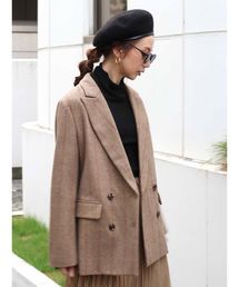 Ungrid | チェックデザインルーズジャケット(テーラードジャケット)