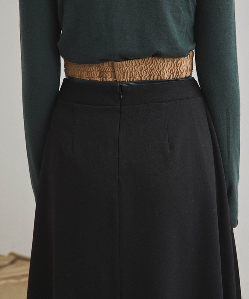 UNITED TOKYO（ユナイテッドトウキョウ）の「ミルフィセミタイトスカート（スカート・レディース・ワインレッド/カーキ/ブラック・1/2）」の10枚目の写真