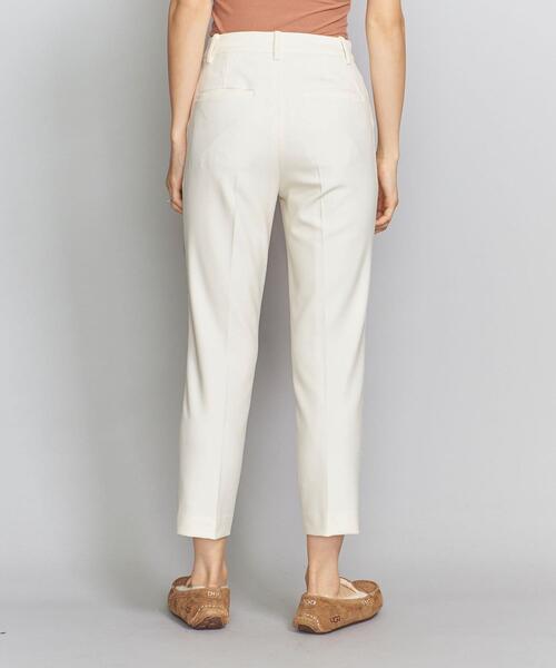 BEAUTY&YOUTH UNITED ARROWS（ビューティーアンドユースユナイテッドアローズ）の「BY ツイルテーパードパンツ/オフホワイト◆（その他パンツ・レディース・オフホワイト・SMALL/MEDIUM/LARGE）」の3枚目の写真