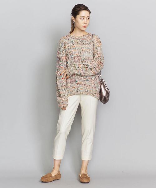 BEAUTY&YOUTH UNITED ARROWS（ビューティーアンドユースユナイテッドアローズ）の「BY ツイルテーパードパンツ/オフホワイト◆（その他パンツ・レディース・オフホワイト・SMALL/MEDIUM/LARGE）」の11枚目の写真