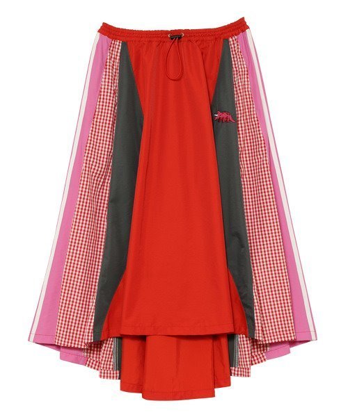 Candy Stripper（キャンディストリッパー）の「BRAVE DINOSAUR スカート（スカート・レディース・ブラック/レッド/カーキ・2）」の6枚目の写真