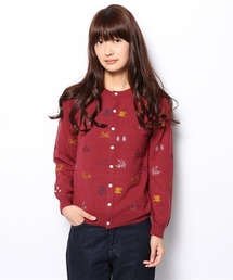 BEAMS BOY | BEAMS BOY / 12G BOY刺繍 カーディガン 14FW(カーディガン/ボレロ)