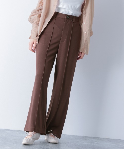 Heather（ヘザー）の「センタータックスラックス　876187（スラックス・レディース・ブラック/ブラウン/パープル系その他・S/M）」の3枚目の写真