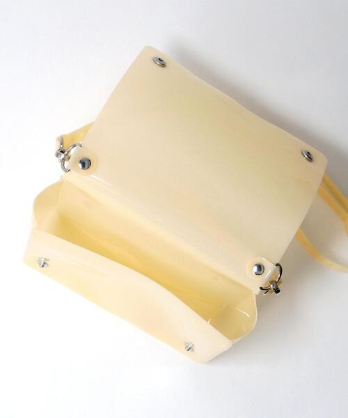 NaNa-NaNa（ナナナナ）の「＜nana-nana＞B6 クリアショルダーバッグ -2WAY- Ψ（ショルダーバッグ・レディース・ナチュラル・FREE）」の6枚目の写真