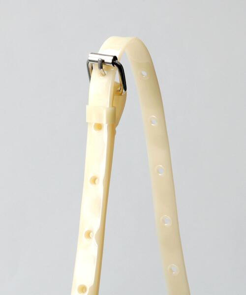 NaNa-NaNa（ナナナナ）の「＜nana-nana＞B6 クリアショルダーバッグ -2WAY- Ψ（ショルダーバッグ・レディース・ナチュラル・FREE）」の8枚目の写真