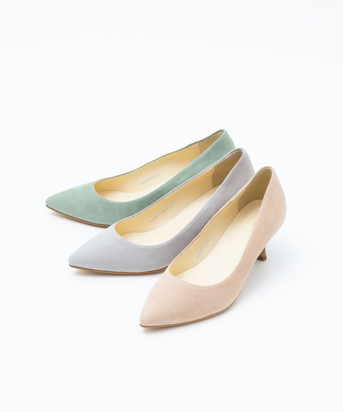 Au BANNISTER（オゥバニスター）の「【販売店舗限定】6センチ ヒール パンプス（パンプス・レディース・グリーン/ブラック/ピンクベージュ/ライトグレー・38/37/35/39/36）」の5枚目の写真