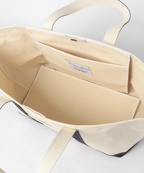 URBAN RESEARCH DOORS（アーバンリサーチドアーズ）の「交野カバン×DOORS 帆布トート（トートバッグ・メンズ・ネイビー/ナチュラル・ONE）」の8枚目の写真