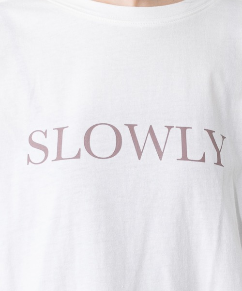 natural couture（ナチュラルクチュール）の「6分袖大人ロゴＴ（Tシャツ/カットソー・レディース・オフホワイト/ミント/モカ/スミクロ・FREE）」の15枚目の写真