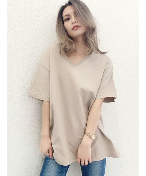 GYDA - GYDA NOPE Vネック Tシャツ size F D11 GYDA - GYDA NOPE Vネック Tシャツ size F D11の通販 by つらら