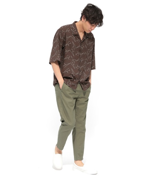 LAKOLE（ラコレ）の「リネン混イージーパンツ / LAKOLE（その他パンツ・メンズ・ベージュ/ブラック/ブラウン/オリーブ・LARGE/SMALL/MEDIUM）」の8枚目の写真