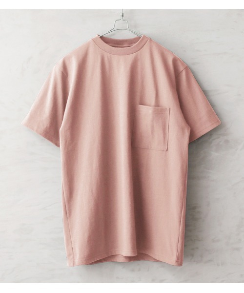 Goodwear（グッドウェア）の「GOOD WEAR ポケット Tシャツ 2W7-2500（Tシャツ/カットソー・メンズ・マスタード/杢グレー/チャコールグレー/ブラック/ホワイト/ライトブルー/ベージュ/ライトカーキ/スモークピンク/ラベンダー/ネイビー/ライトベージュ/ブルー系その他/ライトパープル/カーキブラウン/ミント/オレンジ系その他/イエロー系その他/ライトピンク/ダークグリーン/グレー系その他・XL/S/L/M）」の19枚目の写真