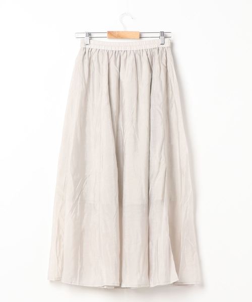 fifth（フィフス）の「シアーポプリンフレアスカート（スカート・レディース・ライトグレー/サックスブルー・MEDIUM）」の12枚目の写真