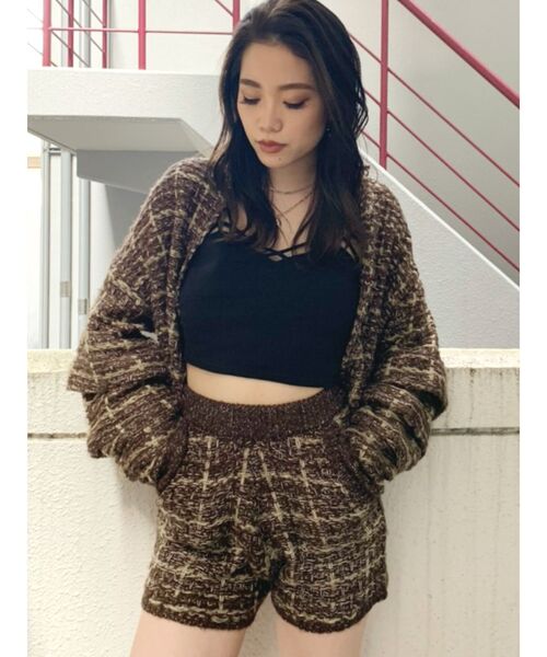 GYDA(ジェイダ)の「ニットTWEED ショーパン(その他パンツ・レディース・グレー/ブラック/ブラウン・FREE)」の19枚目の写真