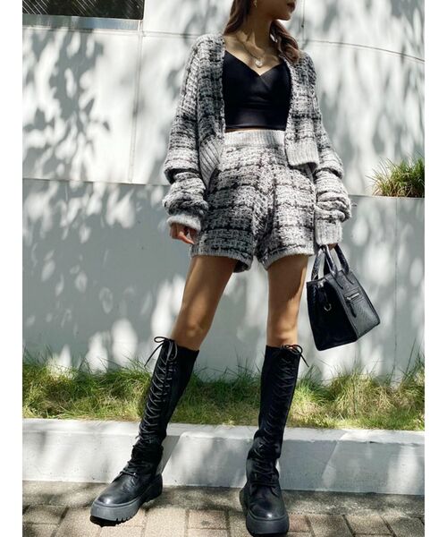 GYDA(ジェイダ)の「ニットTWEED ショーパン(その他パンツ・レディース・グレー/ブラック/ブラウン・FREE)」の21枚目の写真
