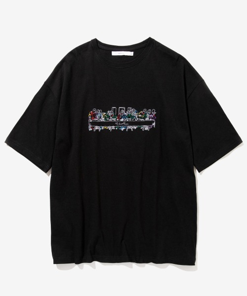 rehacer : Last Supper ” 最後の晩餐 ” on Wide Cutsew（Tシャツ/カットソー）｜rehacer（レアセル）