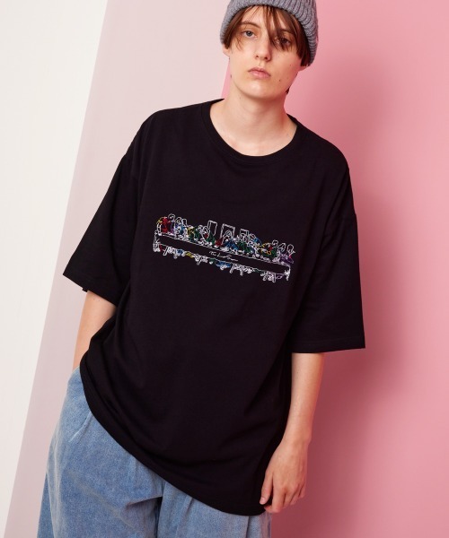 rehacer : Last Supper ” 最後の晩餐 ” on Wide Cutsew（Tシャツ/カットソー）｜rehacer（レアセル）
