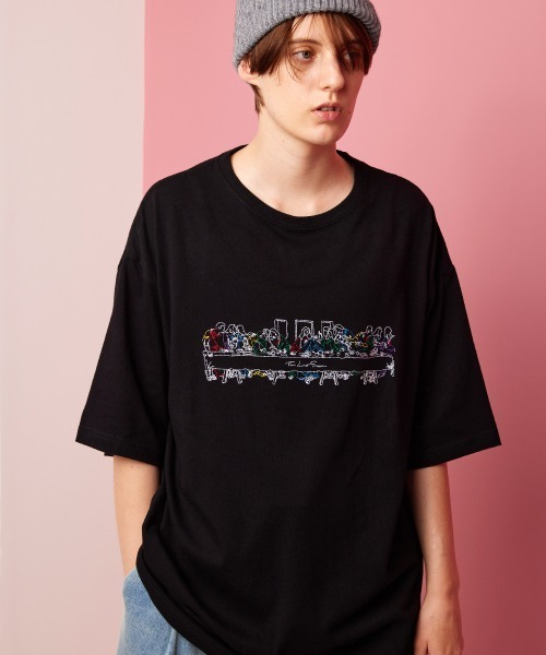 rehacer : Last Supper ” 最後の晩餐 ” on Wide Cutsew（Tシャツ/カットソー）｜rehacer（レアセル）