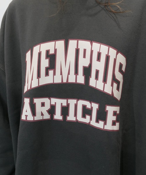 CORNERS（コーナーズ）の「裏起毛カレッジロゴビッグシルエットスウェットトレーナー（スウェット・レディース・カーキ/ブルー/オートミール/ベージュ系その他/スミクロ/杢グレー/ネイビー/グリーン・FREE）」の17枚目の写真