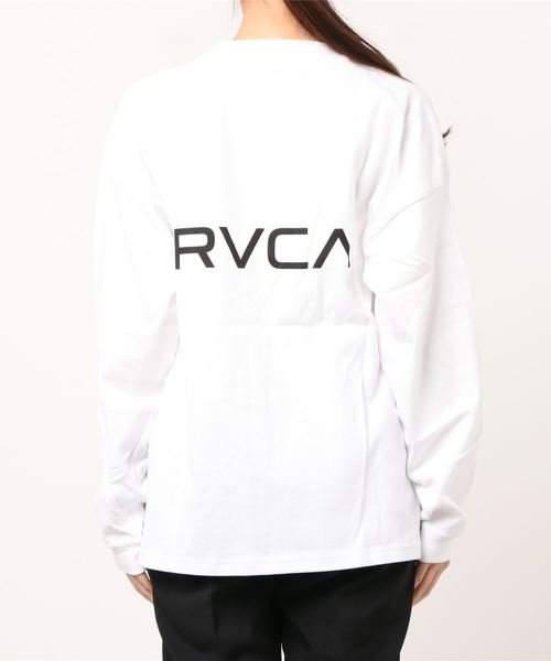 RVCA（ルーカ）の「RVCA/ルーカ ビッグシルエット バックプリントロンT BA044-055（Tシャツ/カットソー・レディース・ブルー/ホワイト/ブラック・S/XS）」の5枚目の写真