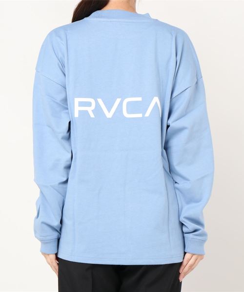 RVCA（ルーカ）の「RVCA/ルーカ ビッグシルエット バックプリントロンT BA044-055（Tシャツ/カットソー・レディース・ブルー/ホワイト/ブラック・S/XS）」の7枚目の写真