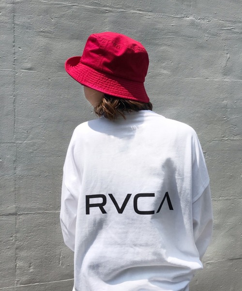 RVCA（ルーカ）の「RVCA/ルーカ ビッグシルエット バックプリントロンT BA044-055（Tシャツ/カットソー・レディース・ブルー/ホワイト/ブラック・S/XS）」の11枚目の写真