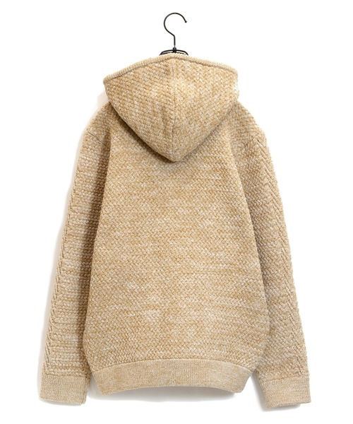 JACKROSE(ジャックローズ)の「JE-ストレッチニット.ZIPパーカー(パーカー・メンズ・ブラック/グレー/ベージュ・M/L)」の6枚目の写真