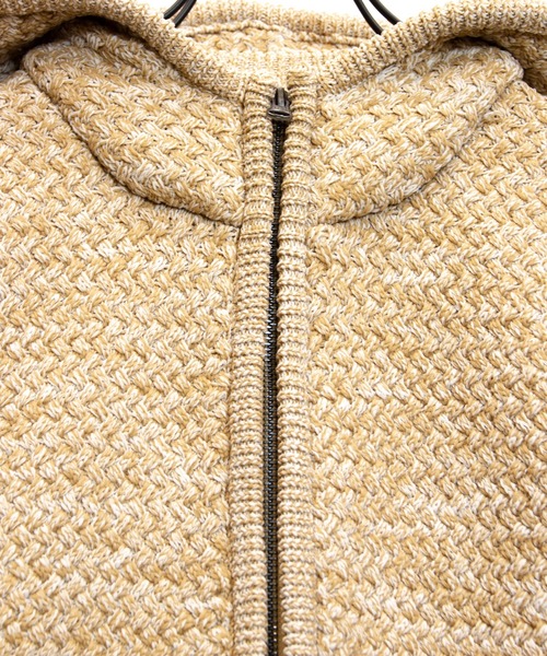 JACKROSE(ジャックローズ)の「JE-ストレッチニット.ZIPパーカー(パーカー・メンズ・ブラック/グレー/ベージュ・M/L)」の7枚目の写真