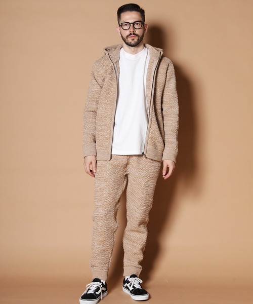 JACKROSE(ジャックローズ)の「JE-ストレッチニット.ZIPパーカー(パーカー・メンズ・ブラック/グレー/ベージュ・M/L)」の18枚目の写真