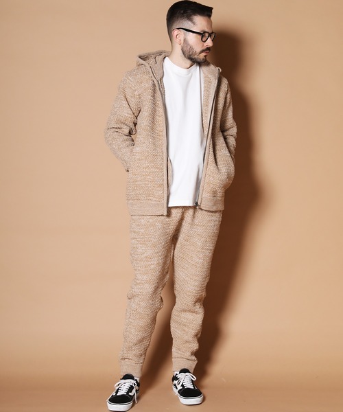 JACKROSE(ジャックローズ)の「JE-ストレッチニット.ZIPパーカー(パーカー・メンズ・ブラック/グレー/ベージュ・M/L)」の17枚目の写真